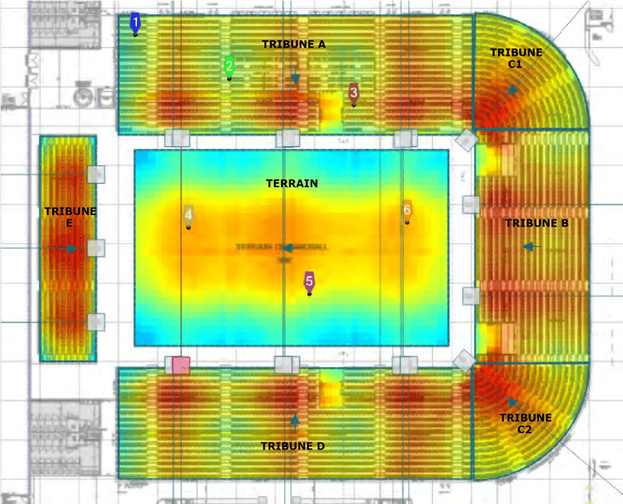 plan de prédictions acoustiques